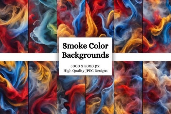 12 Vibrant Smoke Colors Backgrounds: A Creative Asset Guide