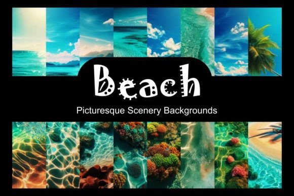 19 Picturesque Beach Backgrounds: Your Creative Escape