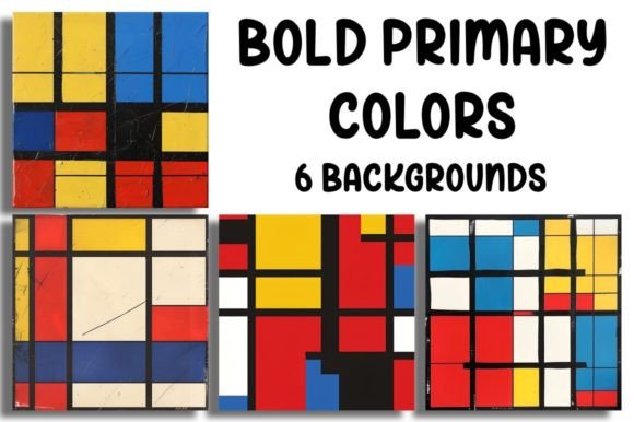 Bold Primary Colors Backgrounds: A Designer's Guide to Geometric Impact