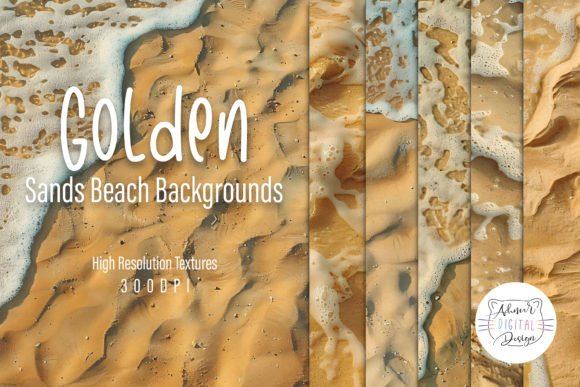 Capturing Coastal Serenity: Golden Sands Beach Backgrounds
