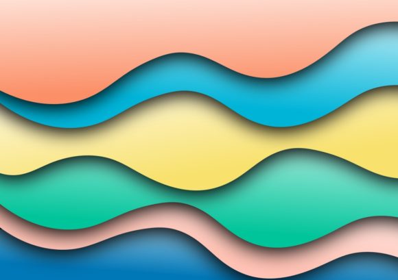 Dynamic Visuals: Using Wavy Colorful Elements