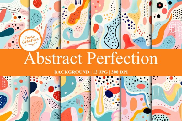 Elevate Your Projects with Abstract Perfection Backgrounds