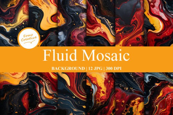 Fluid Mosaic Backgrounds: Elevate Your Creative Projects