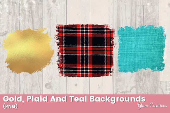 Gold, Plaid, and Teal Backgrounds: A Designer's Guide
