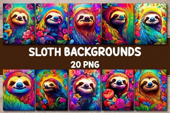 Sloth Backgrounds for Covers: A Designer’s Guide to Whimsical Design Assets